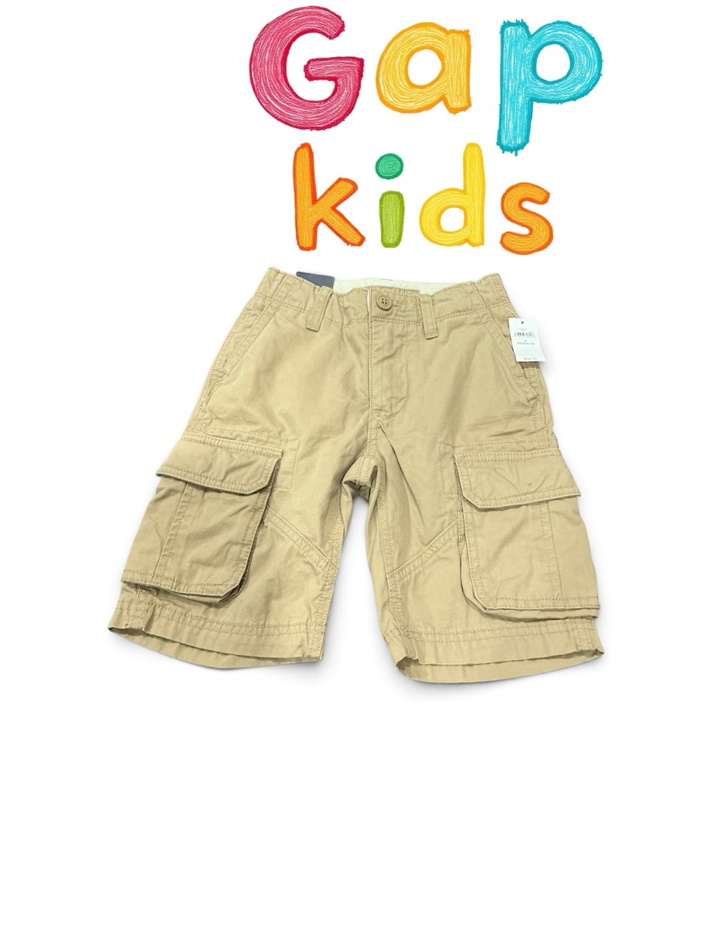 GAP Khaki Cargo Shorts for Kids size 6 regular
